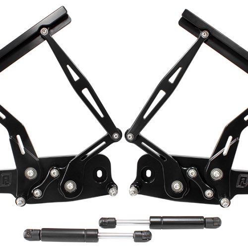 BILLET BONNET HINGE KIT BLACK LC – LJ – HOLDEN TORANA