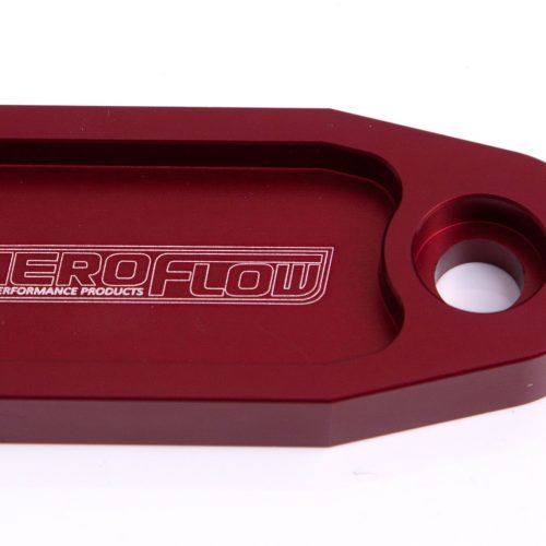 BILLET FUEL PUMP BLOCK OFF RED SUIT 302 351C