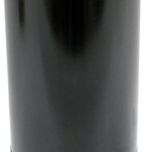 ROUND UNIVERSAL WASHER TANK BLACK 163mm H x 88mm dia